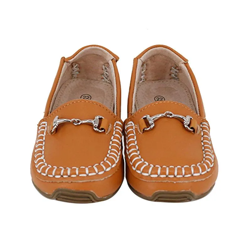 SKEANIE Classic Leather Loafer - Tan - EU23