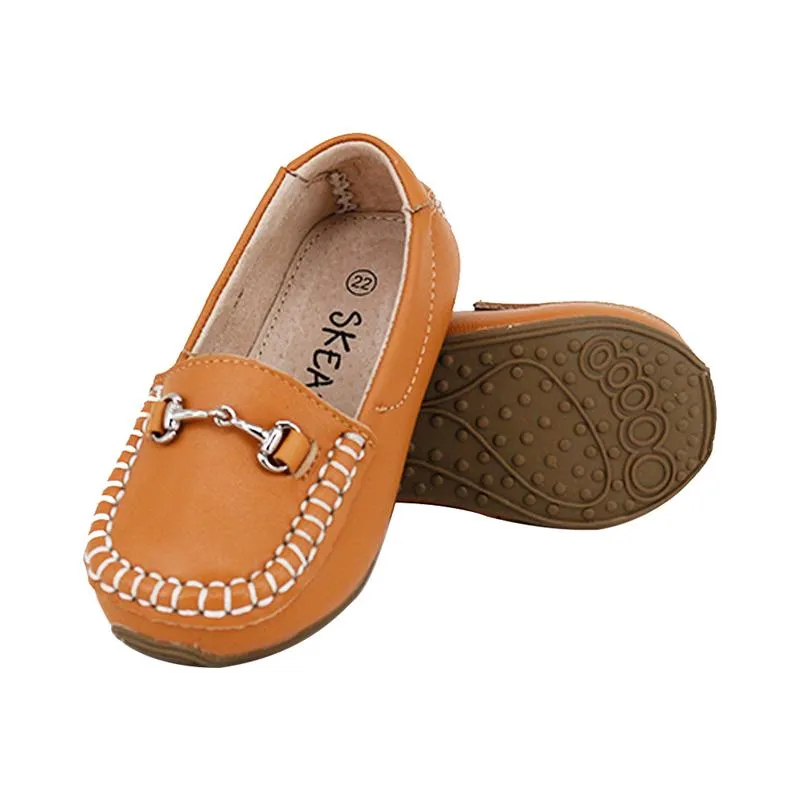 SKEANIE Classic Leather Loafer - Tan - EU23