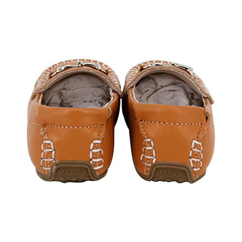 SKEANIE Classic Leather Loafer - Tan - EU23