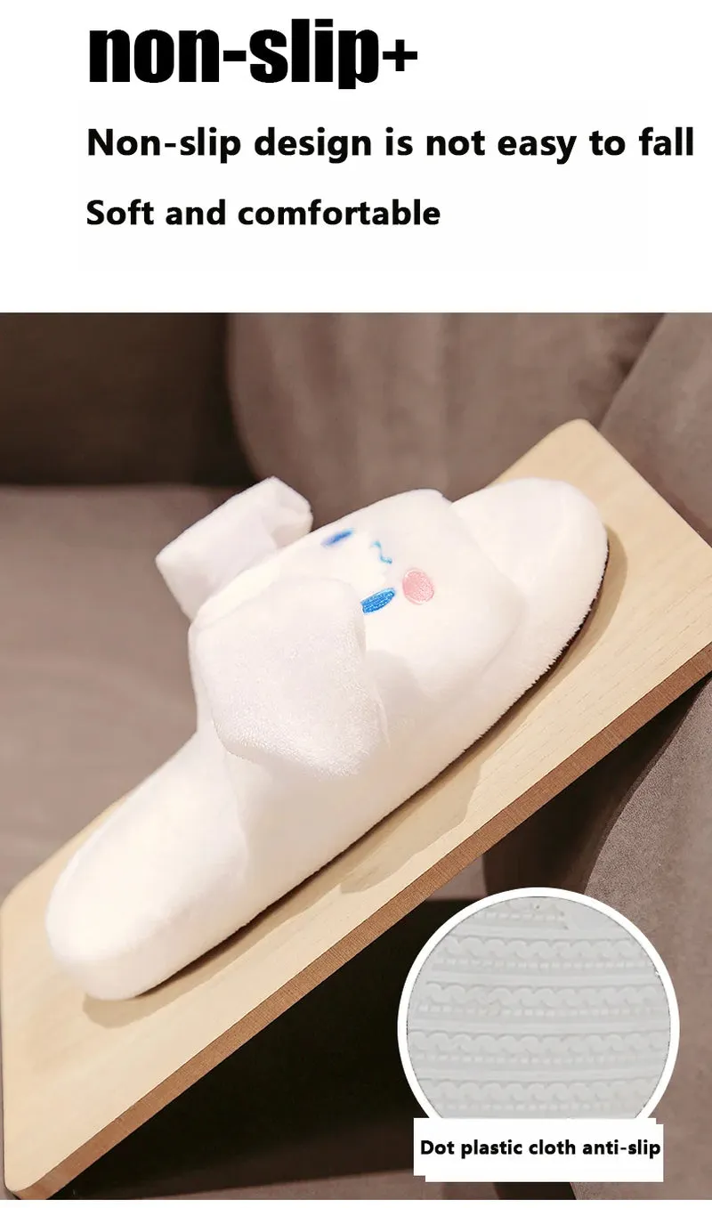 Slippers with movable ears