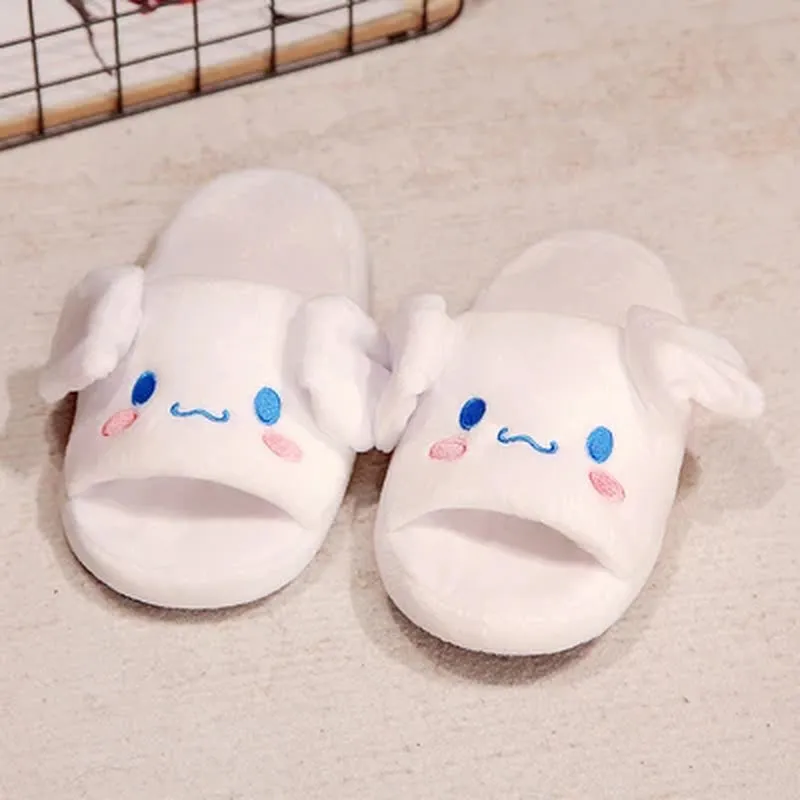 Slippers with movable ears