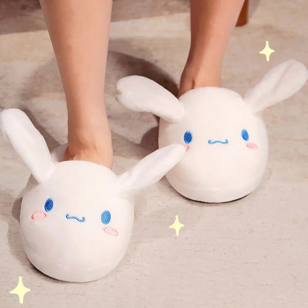 Slippers with movable ears