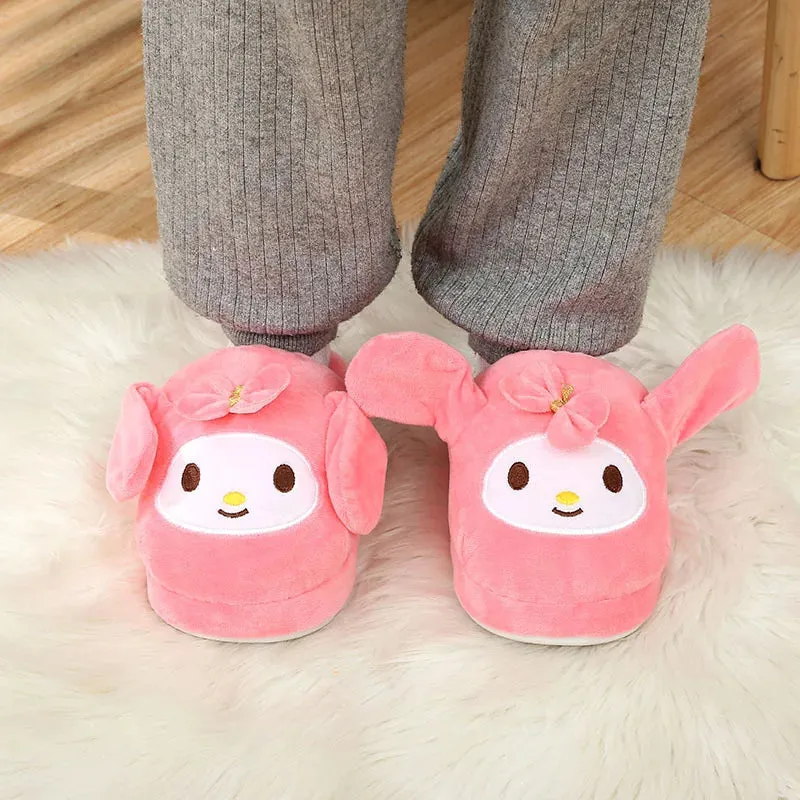 Slippers with movable ears