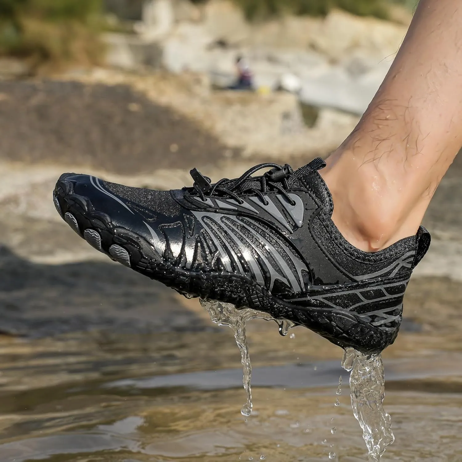 Smoneyful Hiking Footwear Barefoot Womens Shoes, Healthy & Non Slip, Outdoor Lightweight & Breathable Grounded Hike Shoe