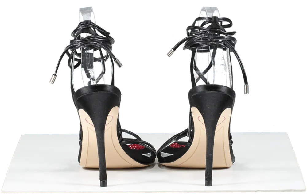Sophia Webster Black Amora Heels UK 7 EU 40 