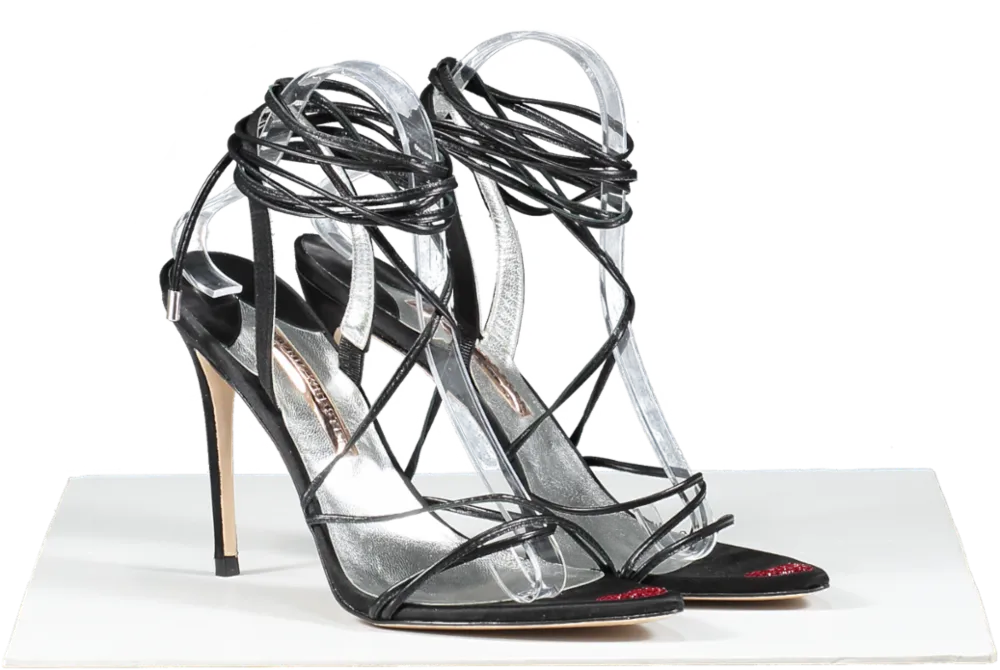 Sophia Webster Black Amora Heels UK 7 EU 40 