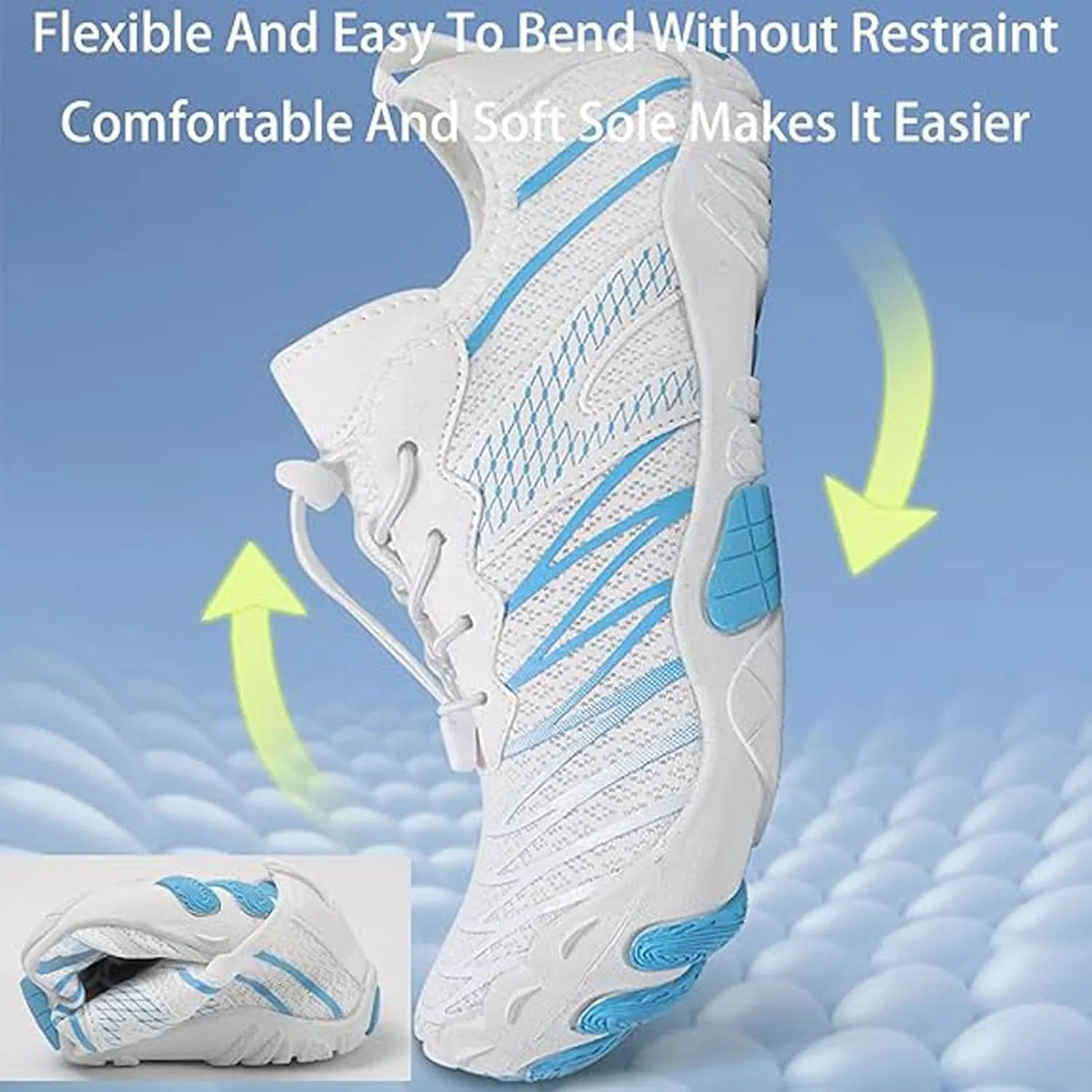 StoneLiquid Barefoot Shoes for Women Men, Grounded with Wide Toe Box, Hike Lightweight Footwear Shoes for Neuropathy