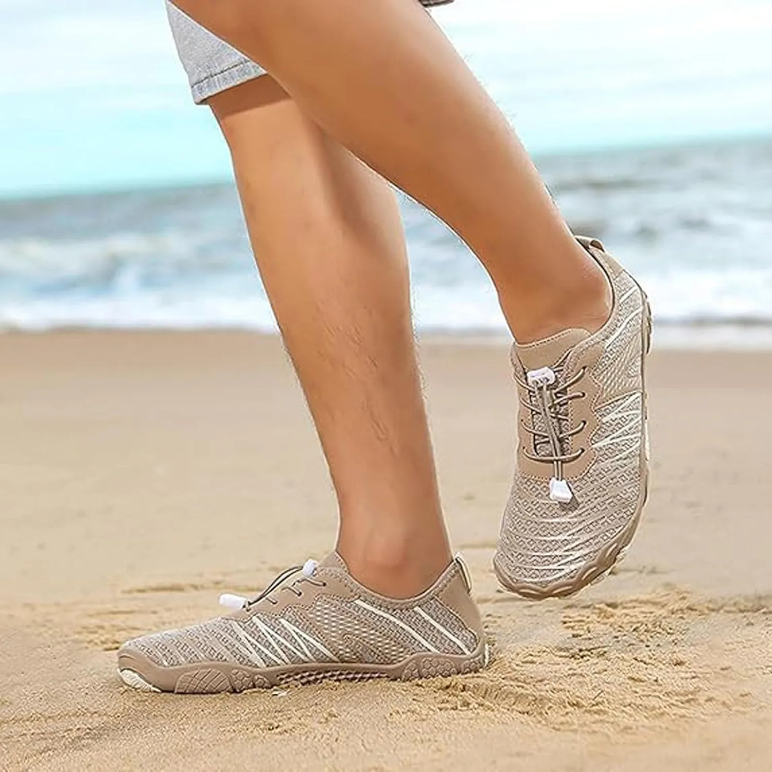StoneLiquid Barefoot Shoes for Women Men, Grounded with Wide Toe Box, Hike Lightweight Footwear Shoes for Neuropathy