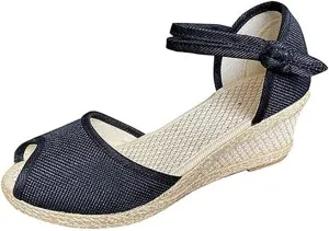 Summer Sandals for Women Breathable Slip on Orthopedic Sandals Roman Large Size Casual Outdoor Shoes