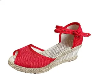 Summer Sandals for Women Breathable Slip on Orthopedic Sandals Roman Large Size Casual Outdoor Shoes