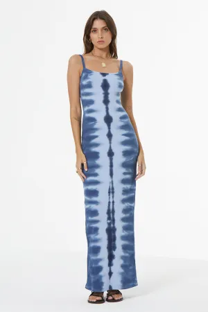 Tonya Maxi Dress // Aviator Blue Pillar Wash
