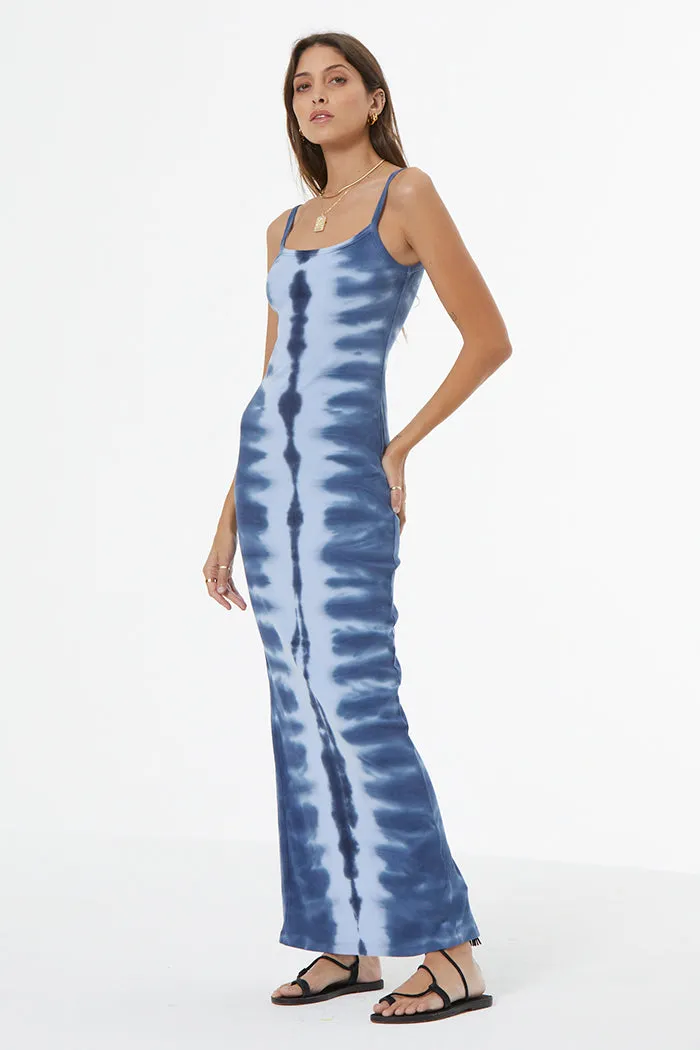 Tonya Maxi Dress // Aviator Blue Pillar Wash