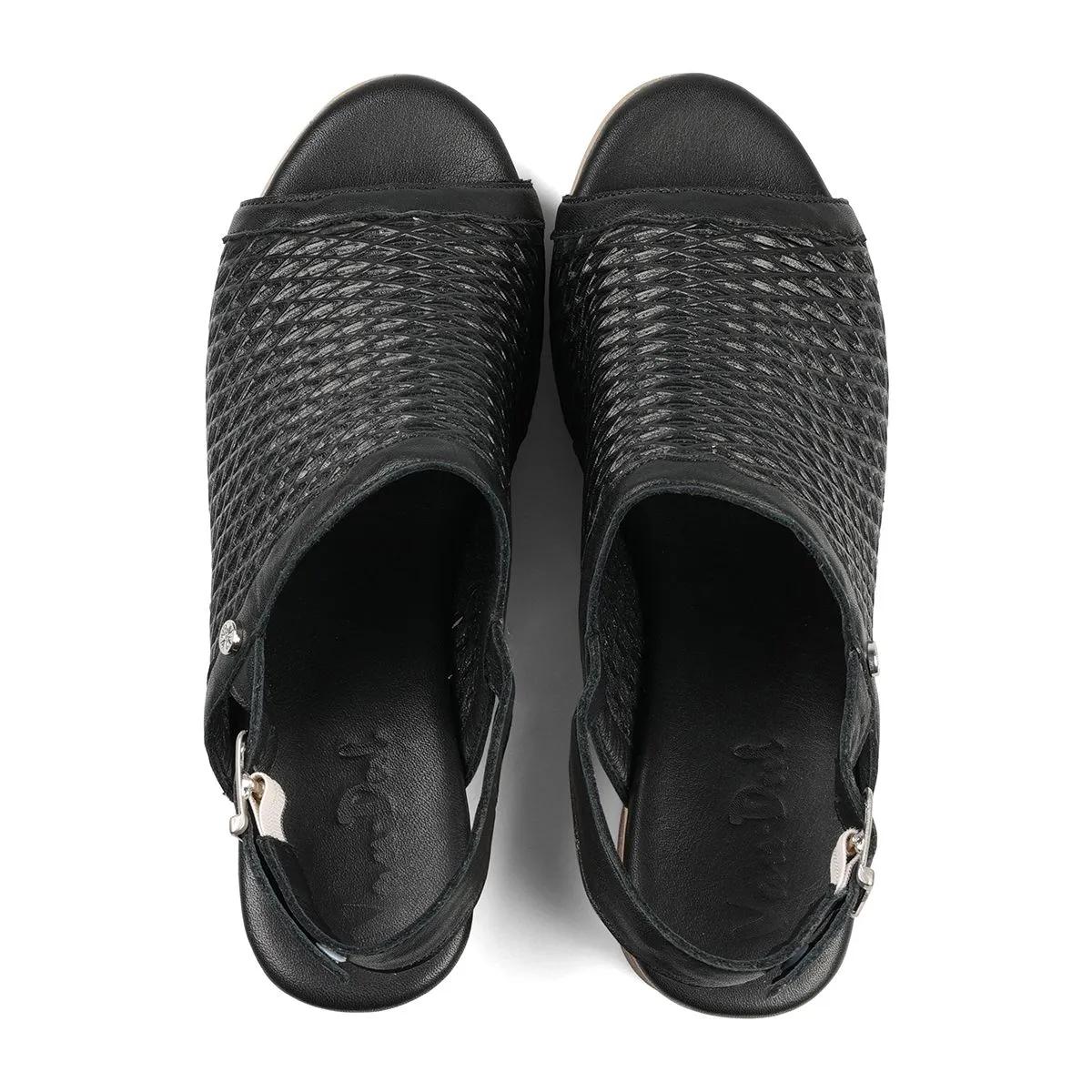 Van Dal Carol Black Slingback Sandals