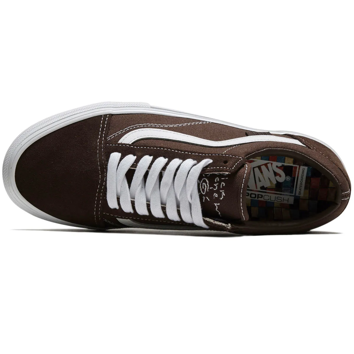Vans Skate Old Skool Shoes - Nick Michel/Brown/White