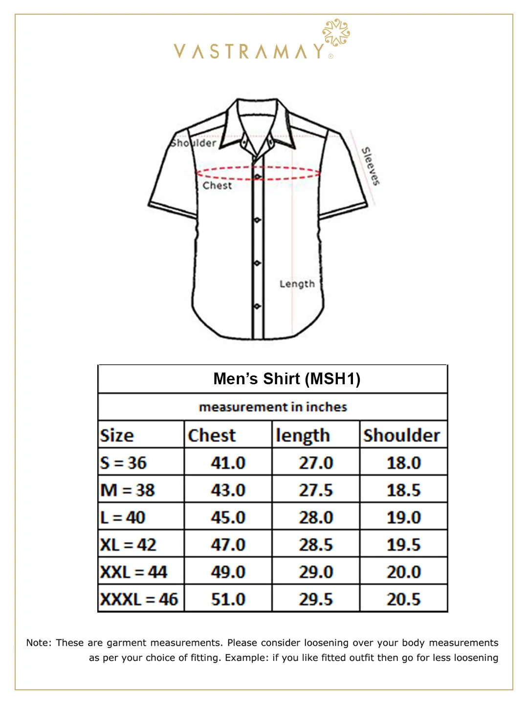 VASTRAMAY Men's Black Silk Blend Ethnic Shirt