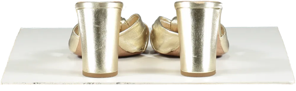 Veronica Beard Metallic Ganita Knot Front Sandal UK 8 EU 41 