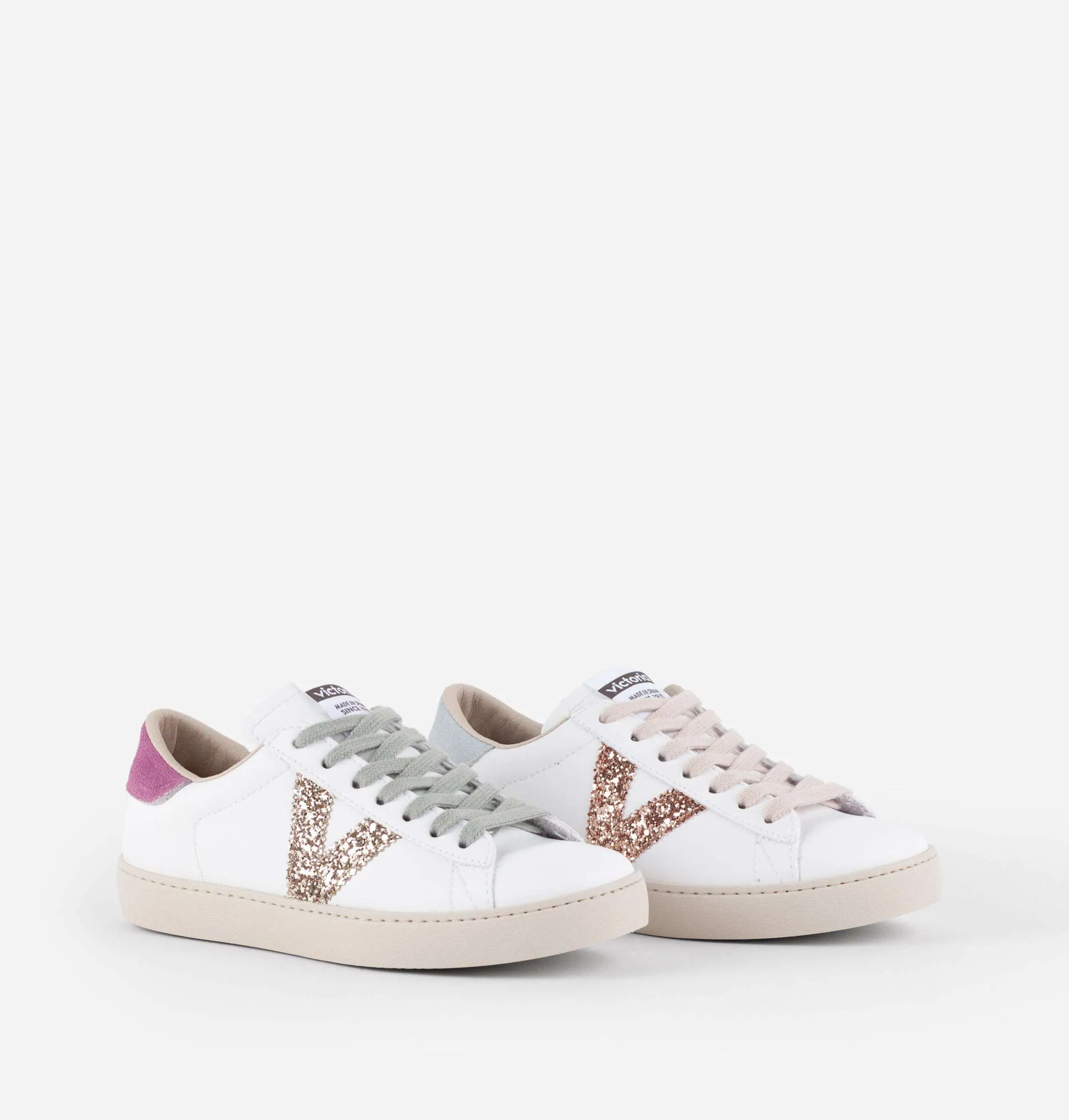 Victoria Fuchsia and Glitter Trainer|1126194FU