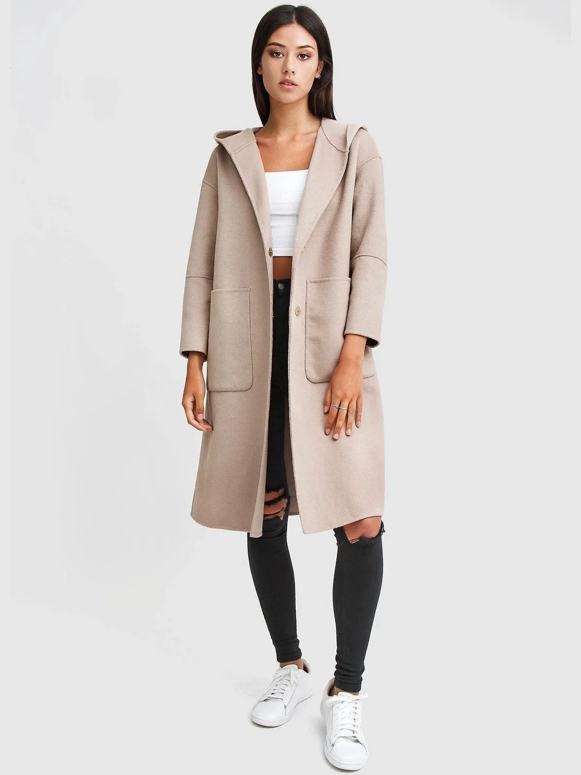Walk This Way Oversized Coat