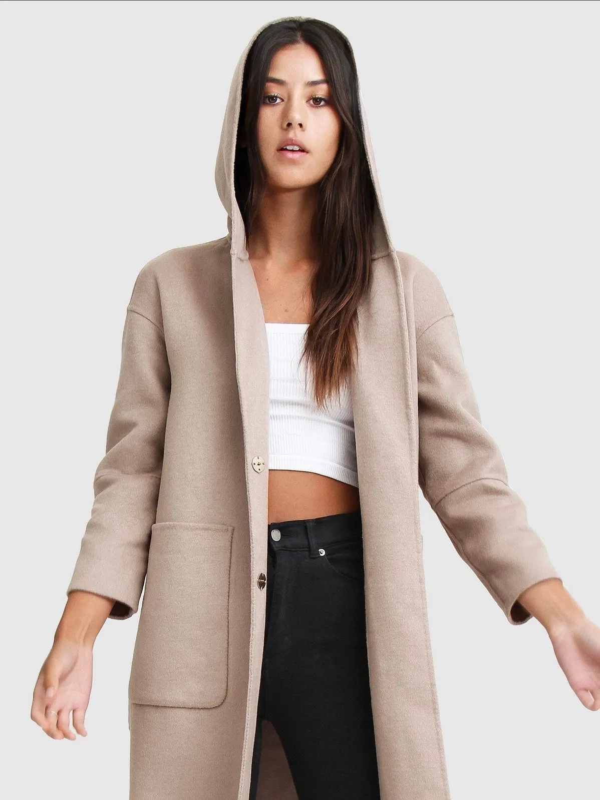 Walk This Way Oversized Coat