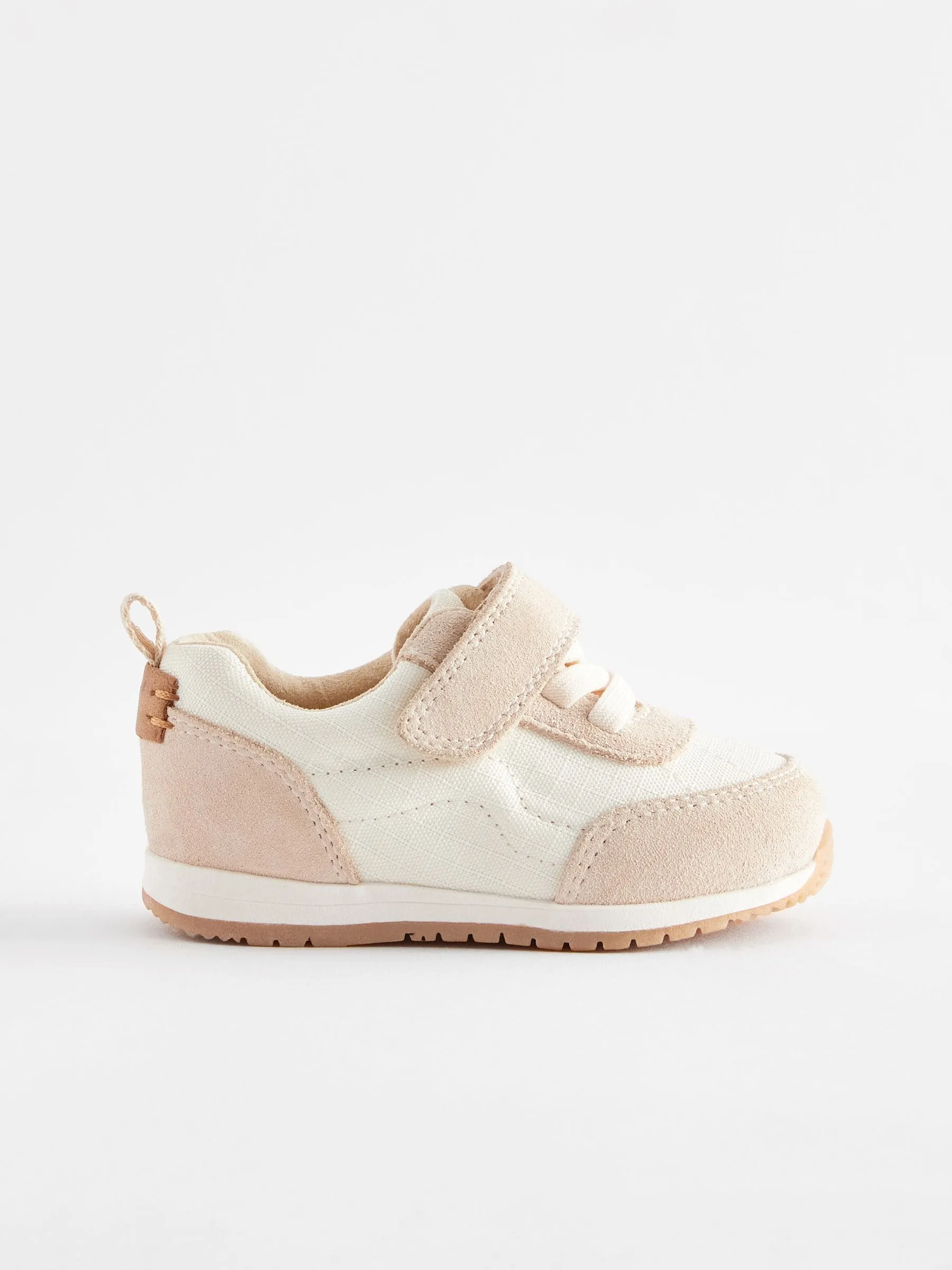 White Neutral First Walker Trainers