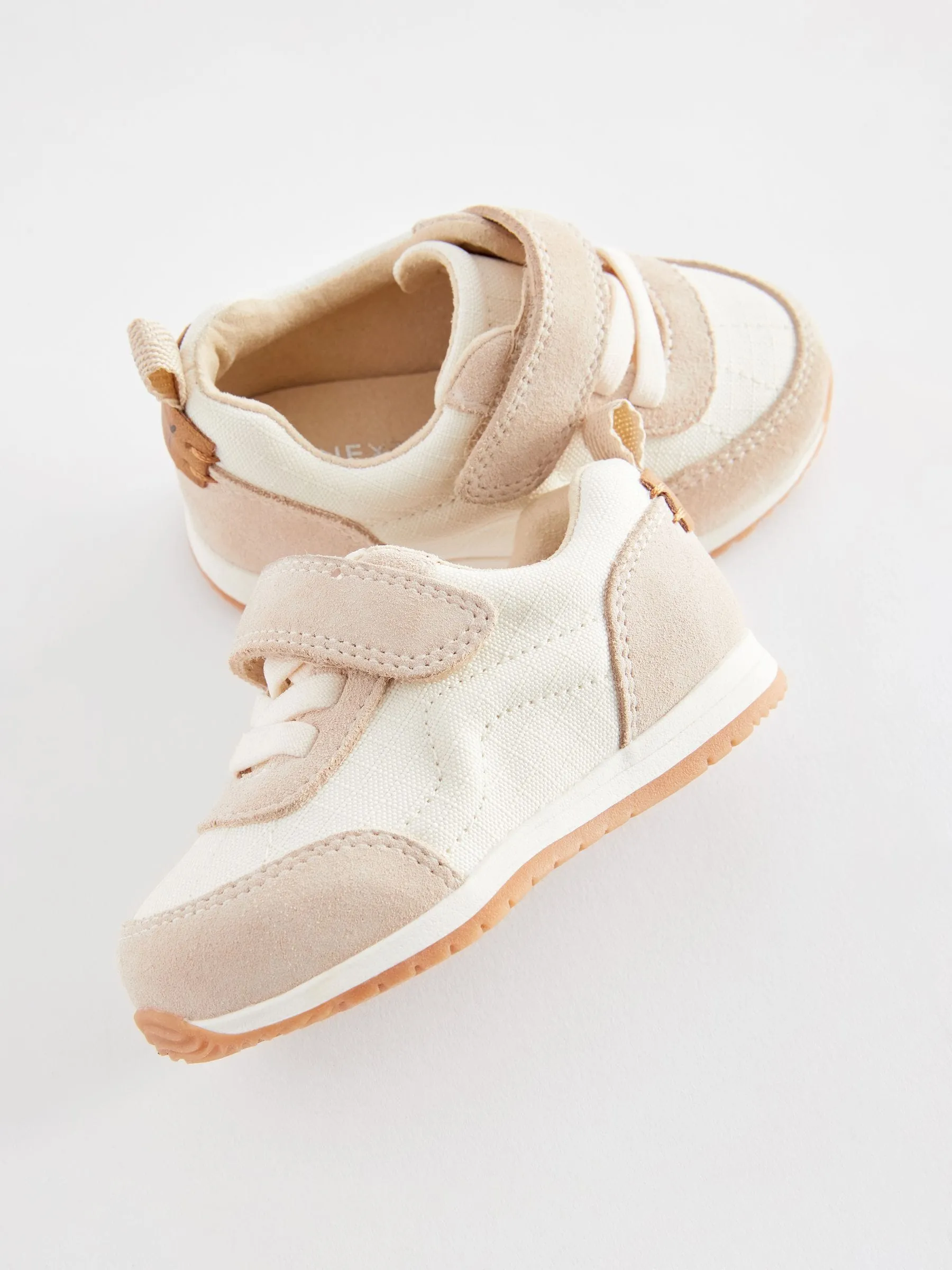 White Neutral First Walker Trainers