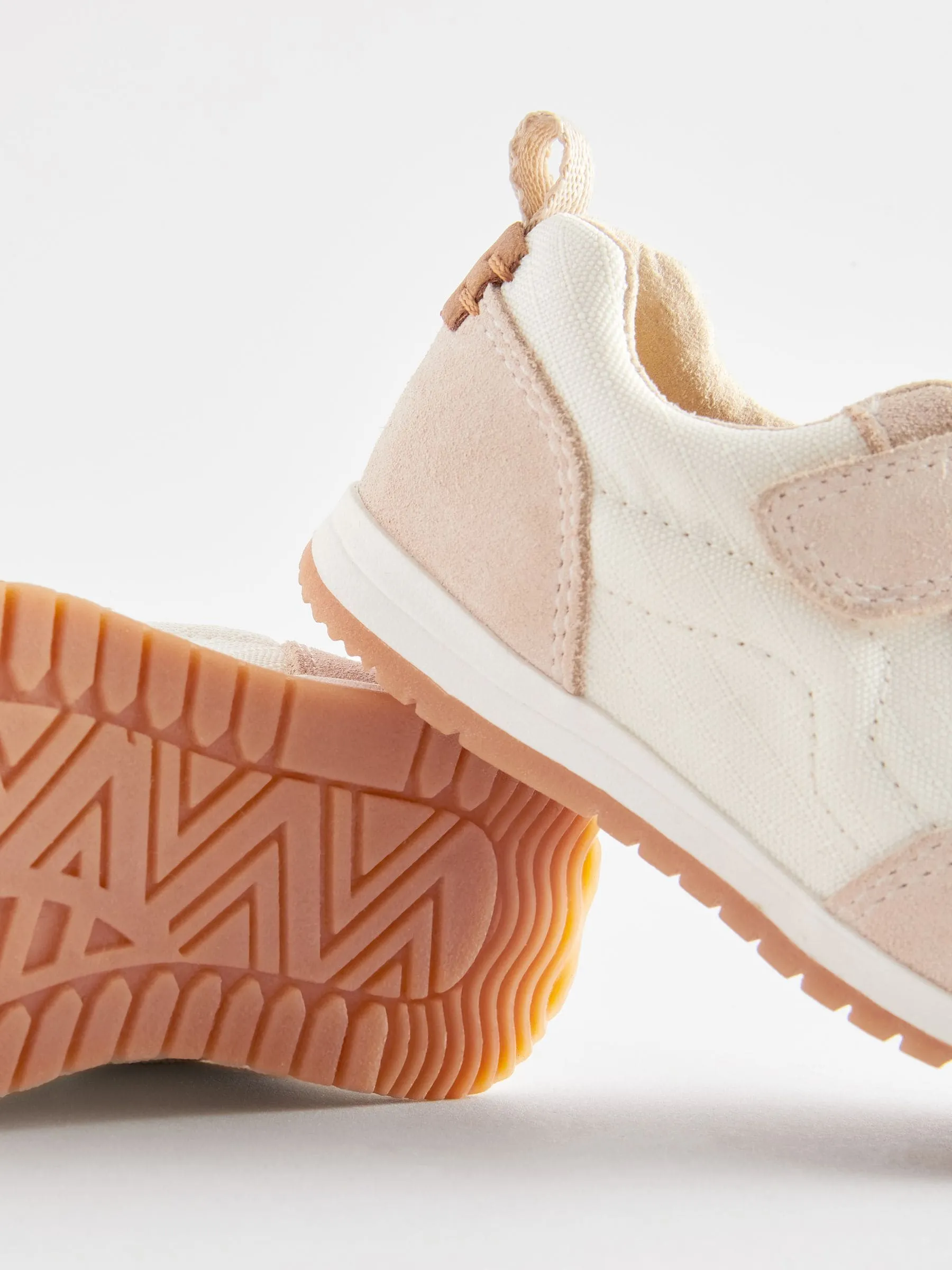 White Neutral First Walker Trainers
