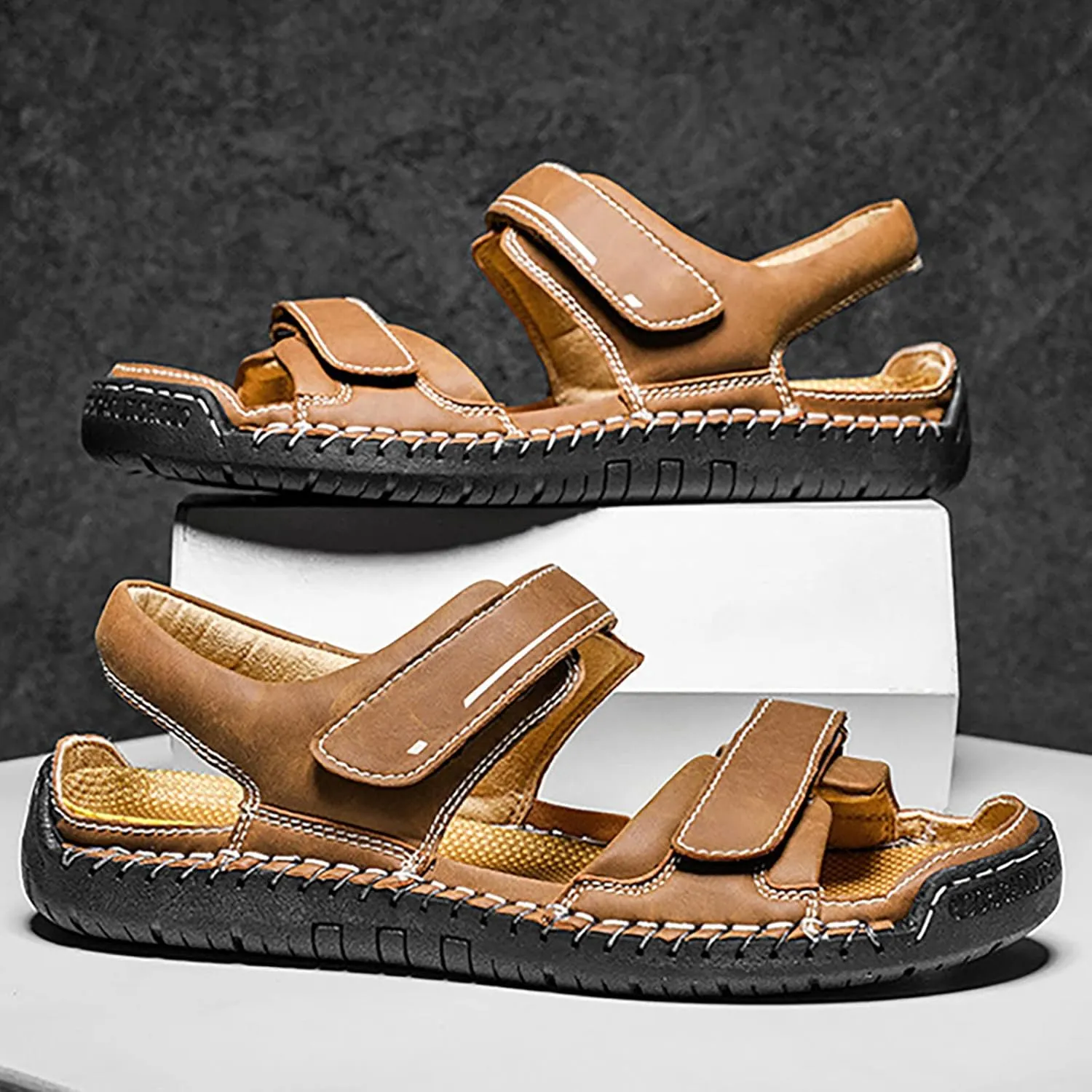 Wide Sandals For Men Size 2025 New Summer Sandals Men's Breathable Daily Sports Beach Outdoor Shoes