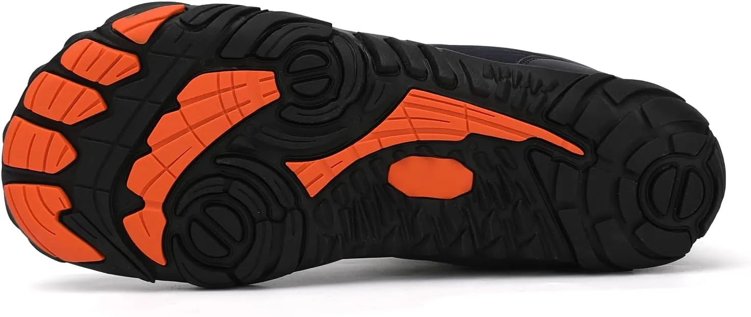Women Barefoot Shoes Mens Minimalist Wide Toe Box Trail Runner Padded Warm Casual Hiking Cotton Shoes