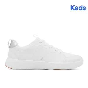 Women's Blisswalk Lace Pu Sneaker White/Silver (WF68501-BLISLC6110)