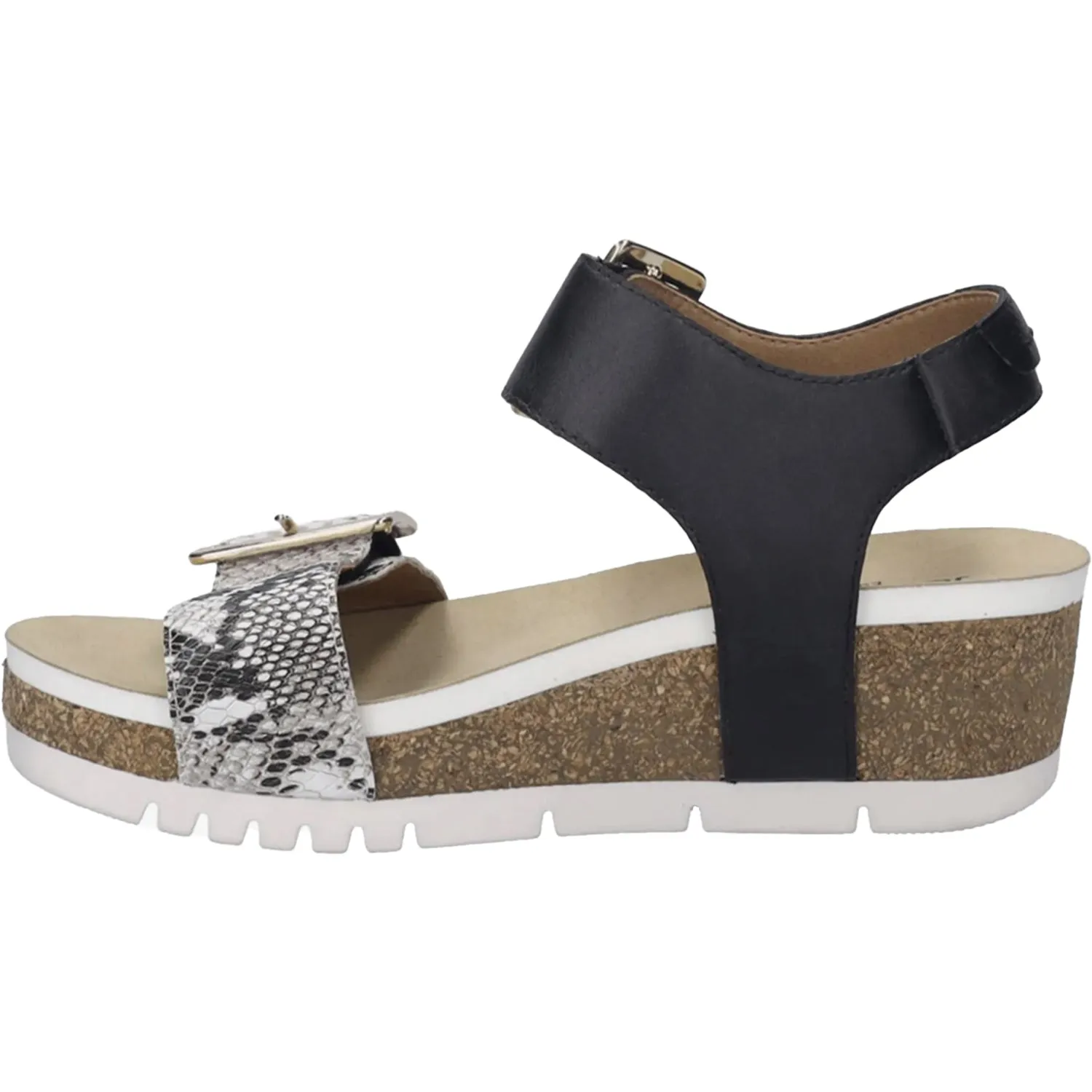 Women's Josef Seibel Quinn 02 Black Snake
