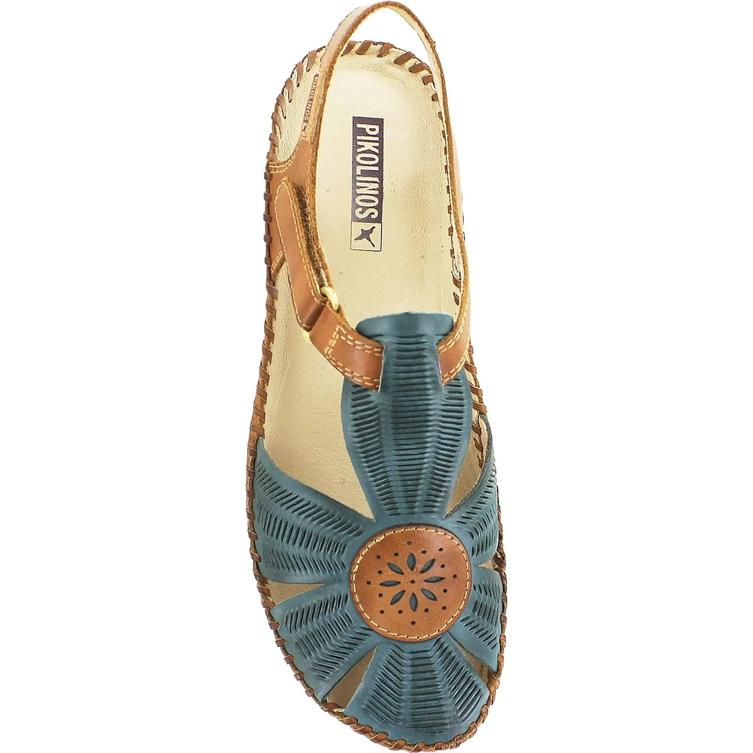 Women's Pikolinos Puerto Vallarta 655-0575 Petrol Leather