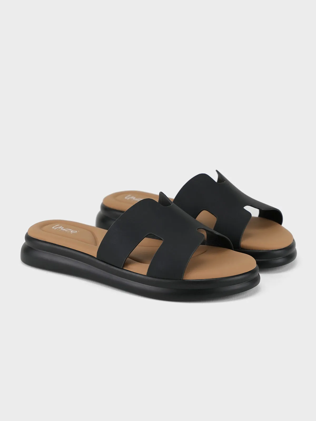 Womens "HUANA" Comfy Padded Slippers