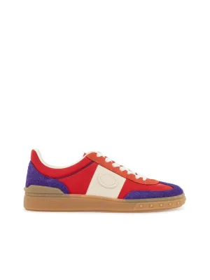 Womens Sneakers in Polyester And Suede