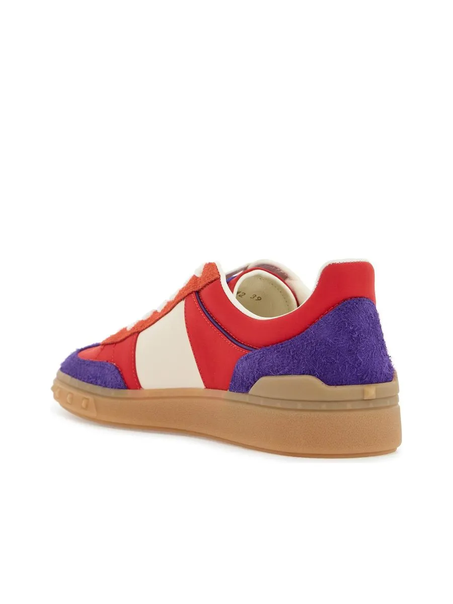 Womens Sneakers in Polyester And Suede