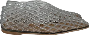yagelinna Beige Jelly Mesh Flats UK 7 EU 40 